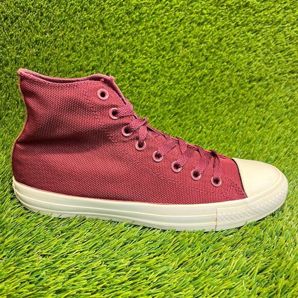 Converse Chuck Taylor All Star Hi Mens Size 8 Red White Casual Shoes Sneakers - Picture 1 of 10